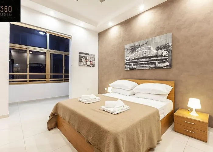 Διαμέρισμα Seafront 4br With Mesmerising Balcony & Views By 360 Estates Σλιέμα